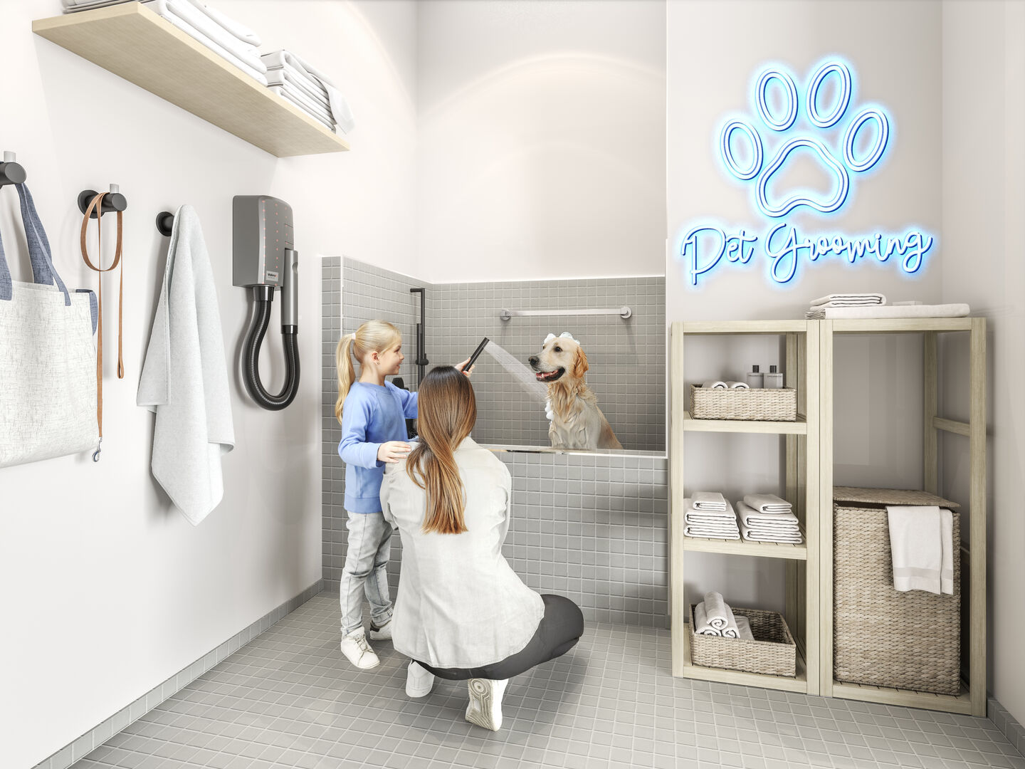 Pet Spa at The Albright apartment rentals in East Hamilton